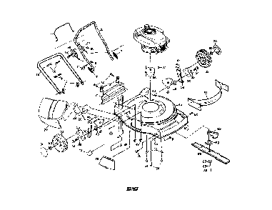 Lawn mower Diagram and Parts List for WE5TY22SC  Weed Eater Lawn Mower